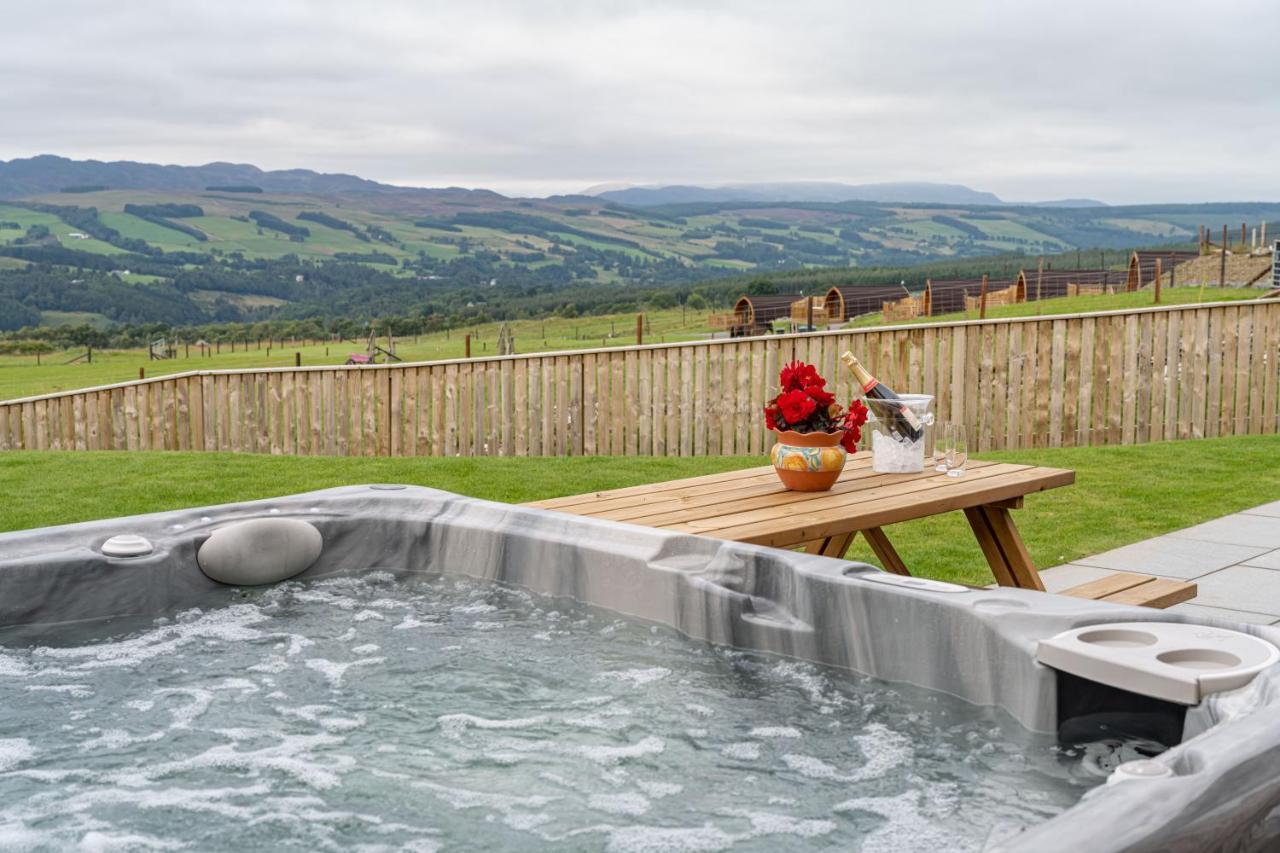 The Annexe, Luxury Property With Hot Tub At Pitilie Pods Aberfeldy Exterior foto